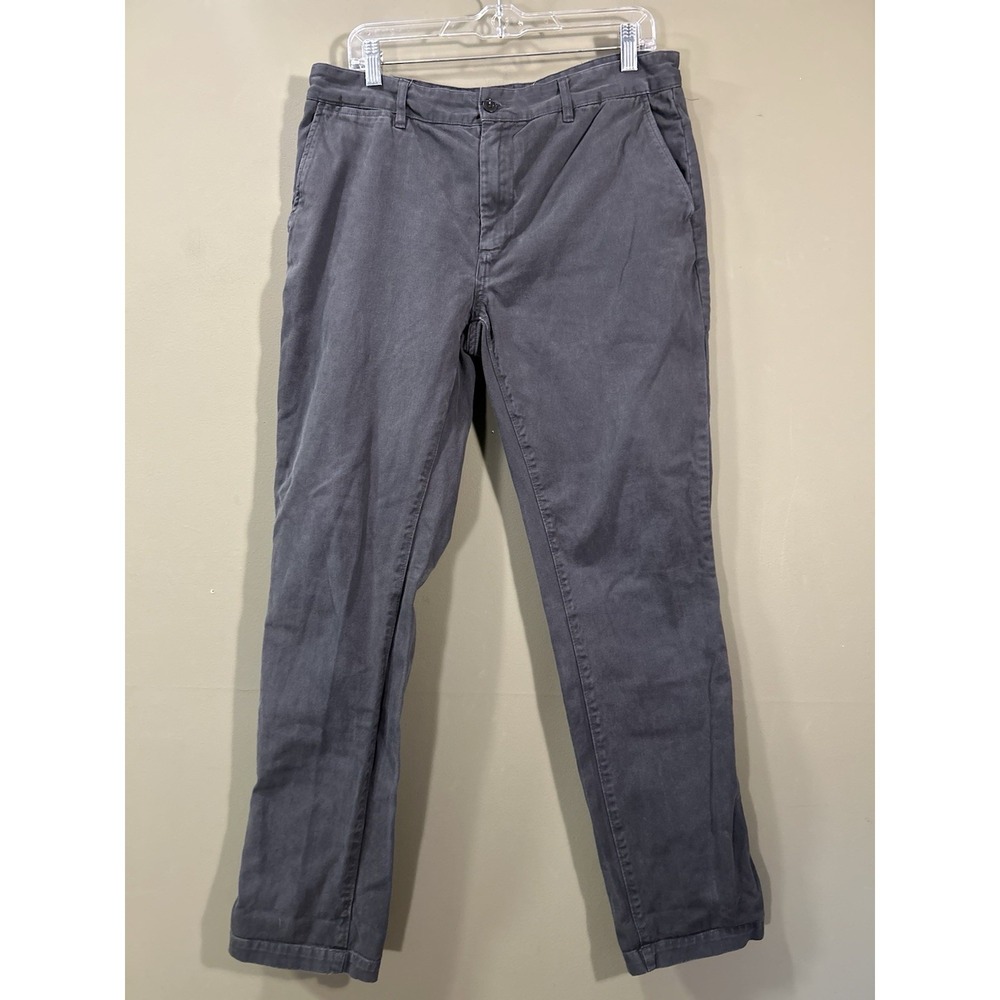 Taylor Stitch Foundation Pant Chino Slim Gray Sz 34x30 Army Twill Timeless